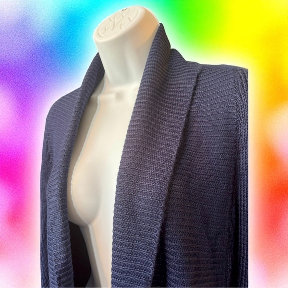 Zara - Cardigan Navy Blue - Sz M - Picture 3 of 8